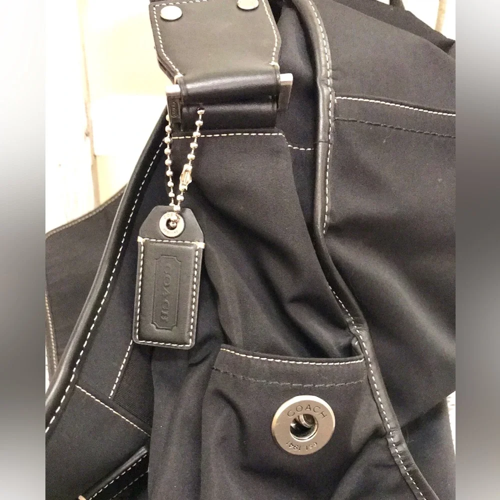 Coach Unisex Messenger Bag Black